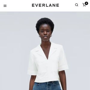 Everlane Oxford Popover - White